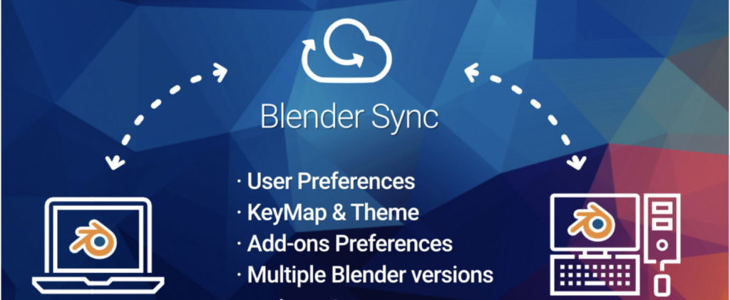 Blender Sync 公式のページの案内